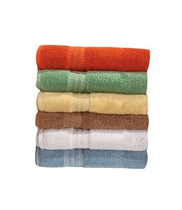 AST COTTON BATH TOWEL 27”x 54” (Orange, Pale Yellow, Brown, Green, White OR Ice Blue)