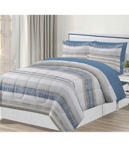 MICHEL COMFORTER SET BLUE
