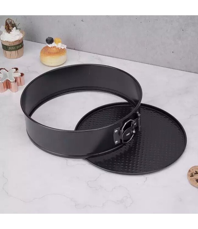 A LA CUISINE NONSTICK SPRINGFORM ROUND PAN BLACK 7.8"
