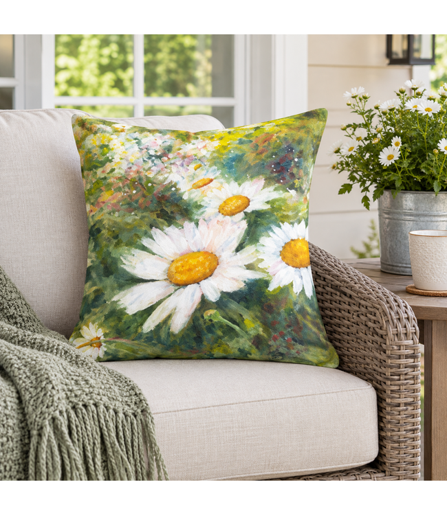 2Pk CUSHION COVERS 18x18" He Loves me art image