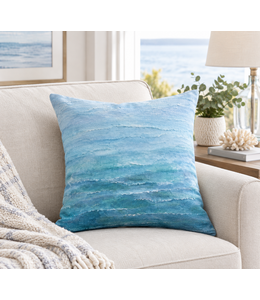 2Pk CUSHION COVERS 18x18" on the rocks plain