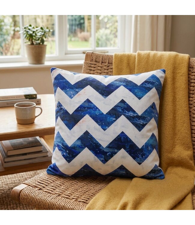 2Pk CUSHION COVERS 18x18" Storm Coming In Patterned