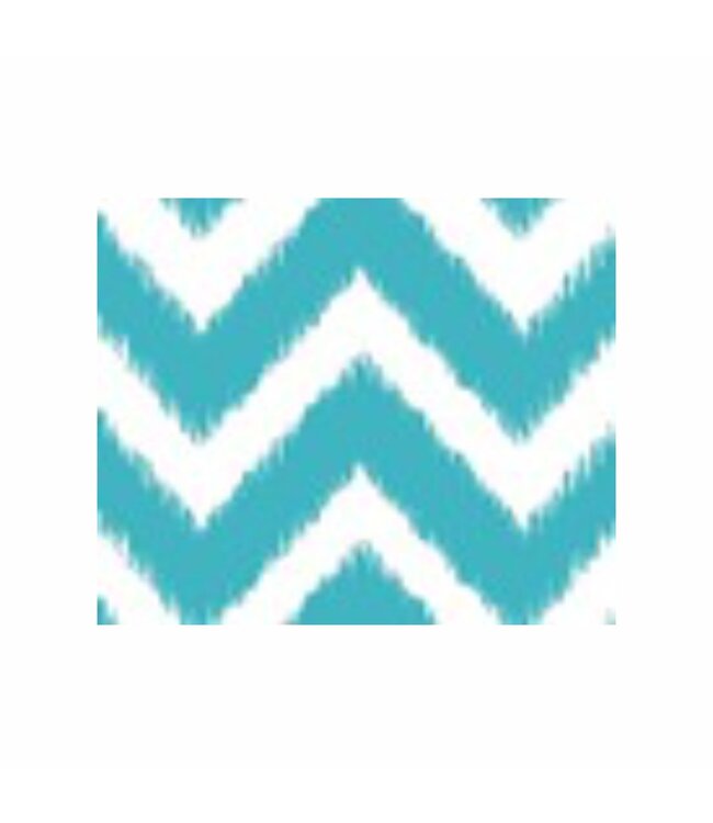 2Pk CUSHION COVERS 18x18" Chevron Blue Patterned