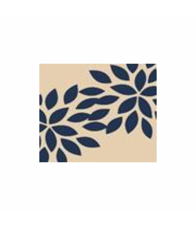 2Pk CUSHION COVERS 18x18" Flowers Beige Patterned