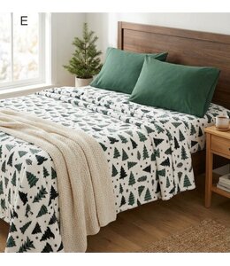WINTER WONDERLAND MICRO FLEECE SHEET SET ASSORTMENT 5