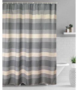 LAUREN TAYLOR ARTHUR PRINTED FABRIC SHOWER CURTAIN MULTI