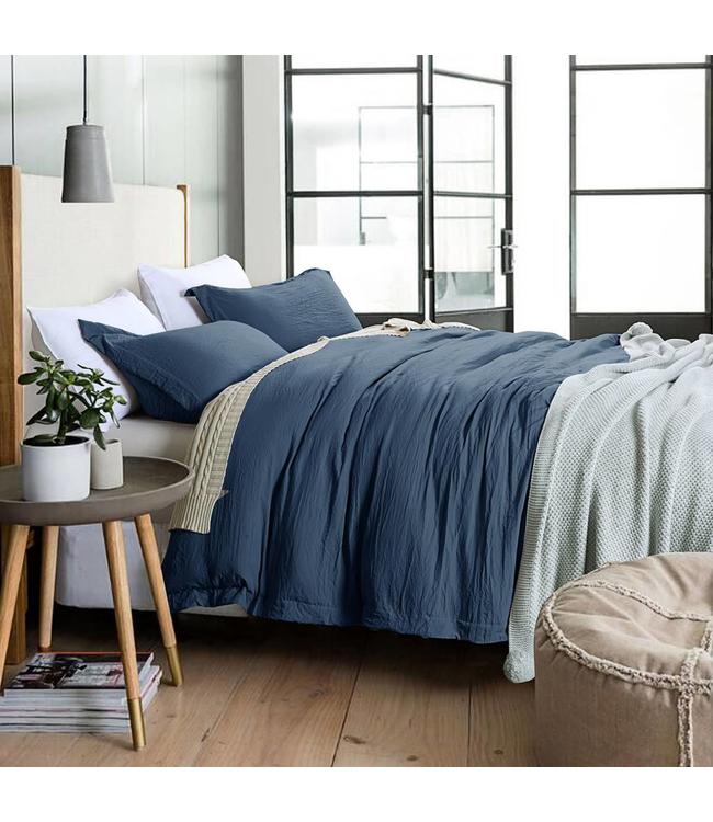 STONE WASHED BAMBOO FEEL DUVET COVER SETS (MP2)