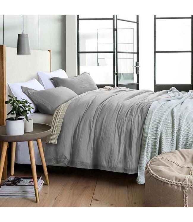 STONE WASHED BAMBOO FEEL DUVET COVER SETS (MP2)
