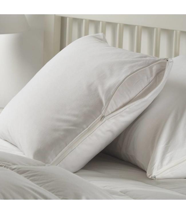 W HOME COTTON 2 PACK PILLOW PROTECTORS WITH ZIPPER (MP24)