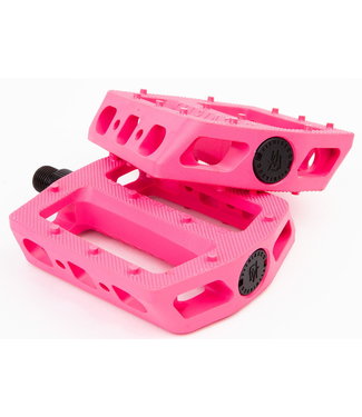 Odyssey Odyssey Twisted PC Pedals - Platform, Composite/Plastic, 9/16", Hot Pink
