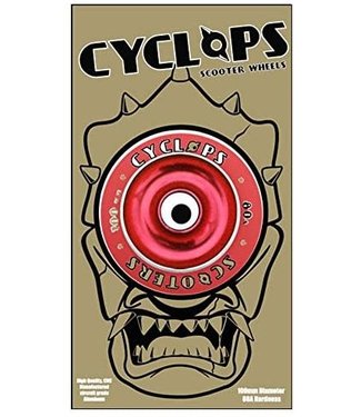 CYCLOPS CYCLOPS WHEEL - 100MM RED/RED 5-SPOKE HUB