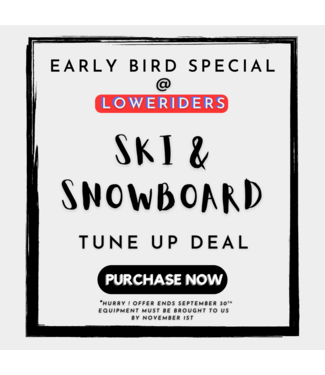 SNOW EARLY BIRD TUNE UP SPECIAL