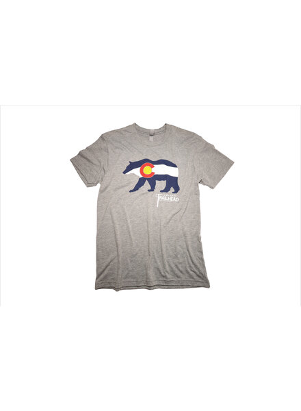 Trailhead Tri-Blend Colorado Flag Bear Tee