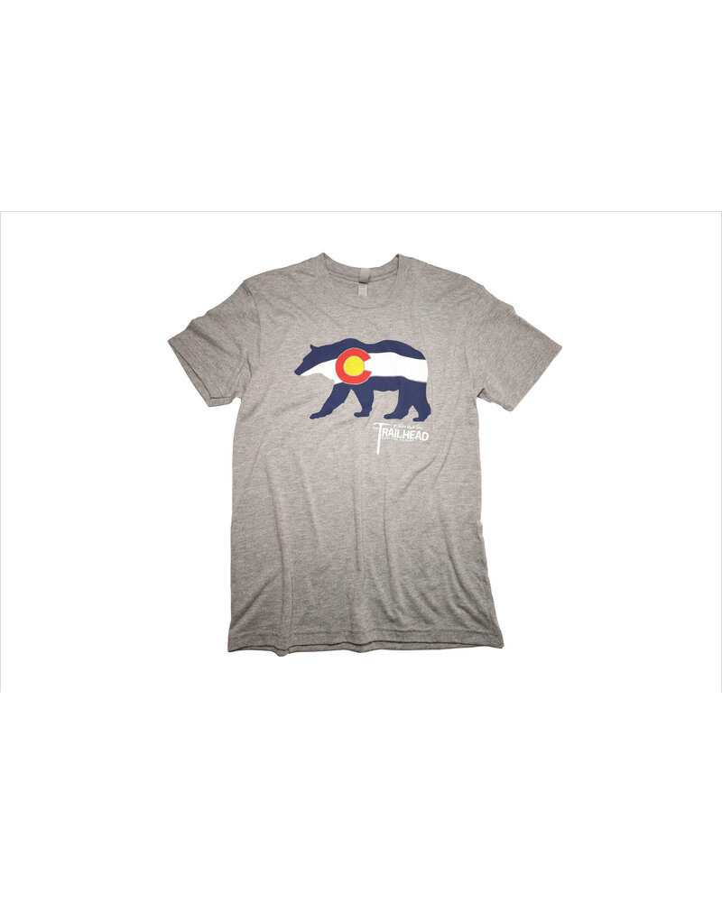 Trailhead Tri-Blend Colorado Flag Bear Tee