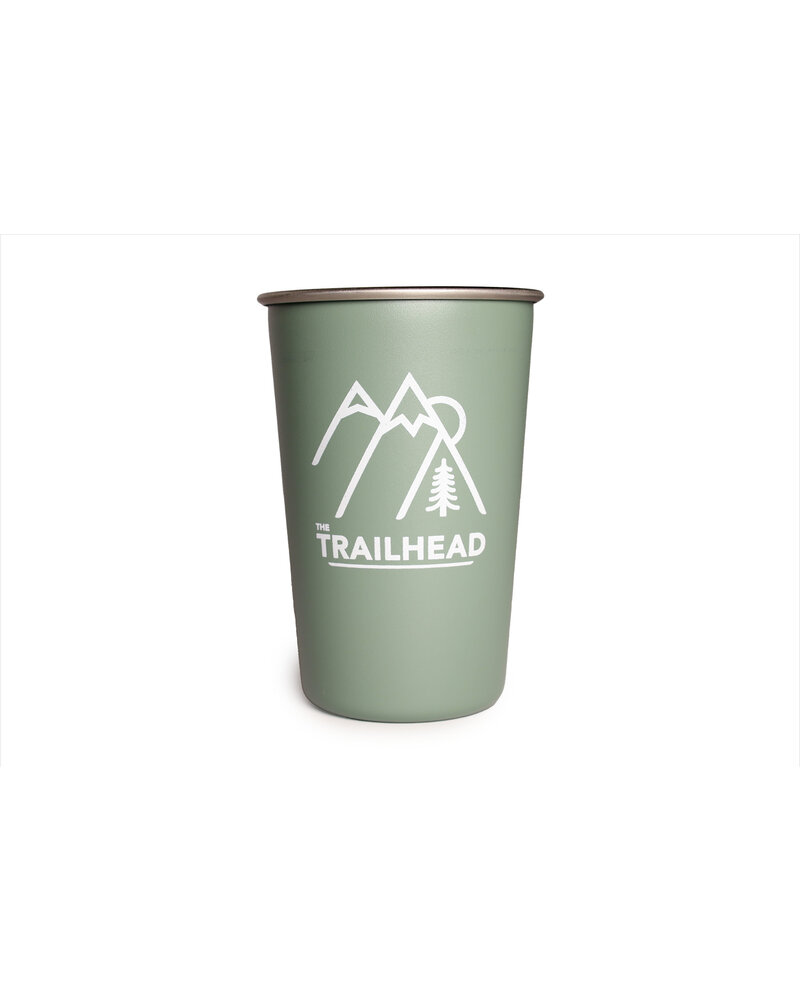 Klean Kanteen Klean Kanteen Trailhead 16oz Pint  Sea Spray Mountain Logo