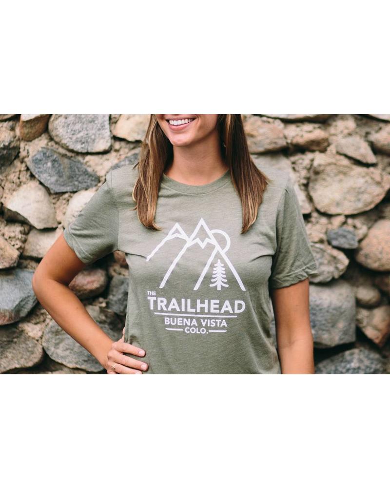 Trailhead Tri-Blend Crew Retro Mountains Tee