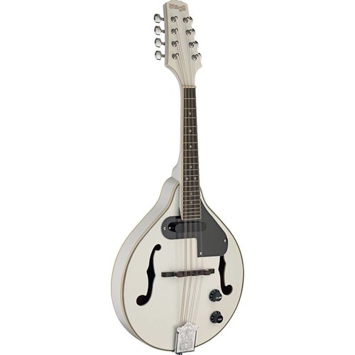 Stagg WHITE BLUEGRASS ACOUSTIC-ELECTRIC MANDOLIN Stagg WHITE BLUEGRASS ACOUSTIC-ELECTRIC MANDOLIN