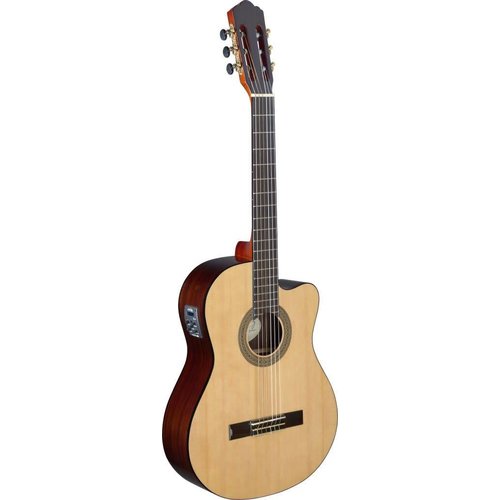 Stagg Cereza series cutaway acoustic-electric classical guitar with solid spruce top Stagg Cereza series cutaway acoustic-electric classical guitar with solid spruce top
