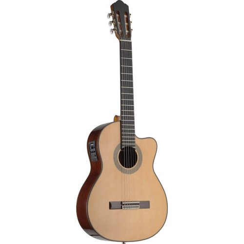 Stagg Cutaway acoustic-electric classical guitar with solid class A spruce top and Fishman electronics Stagg Cutaway acoustic-electric classical guitar with solid class A spruce top and Fishman electronics