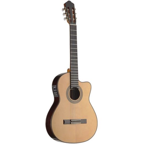 Stagg Acoustic-electric classical guitar with thin body and solid class A spruce top Stagg Acoustic-electric classical guitar with thin body and solid class A spruce top