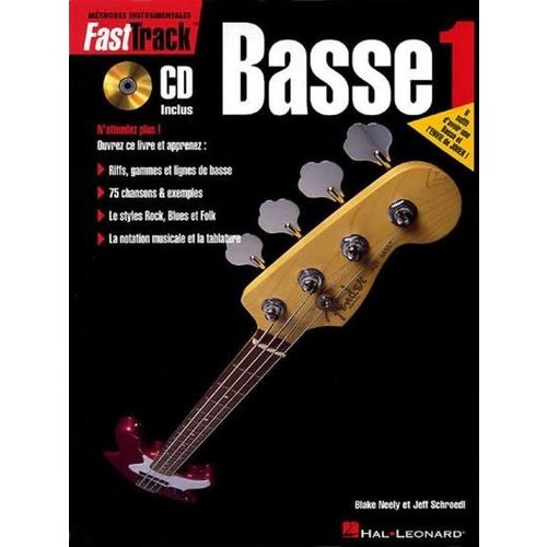 Hal Leonard FastTrack Bass 1 w/ Audio Access (French Edition) Hal Leonard FastTrack Bass 1 w/ Audio Access (French Edition)