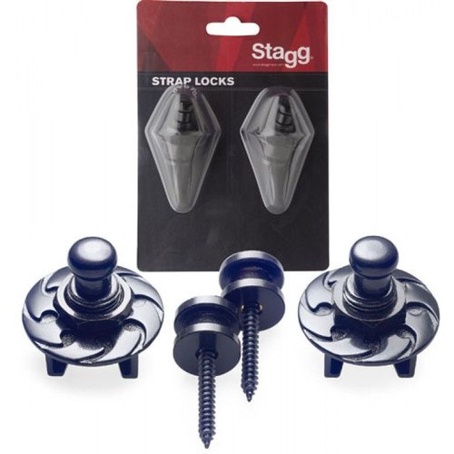 Stagg STRAP LOCKS BLACK Stagg STRAP LOCKS BLACK