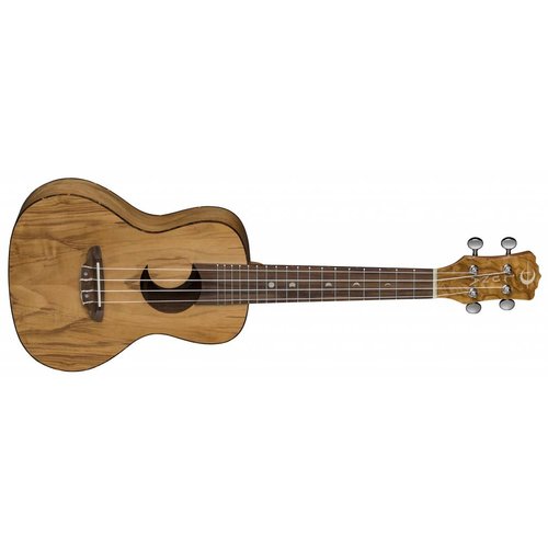 LUNA Concert Uke Crescent Olive Ash Burl LUNA Concert Uke Crescent Olive Ash Burl