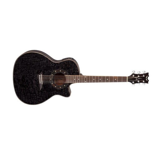 Dean Exotica Quilt Ash A/E Trans Black Dean Exotica Quilt Ash A/E Trans Black
