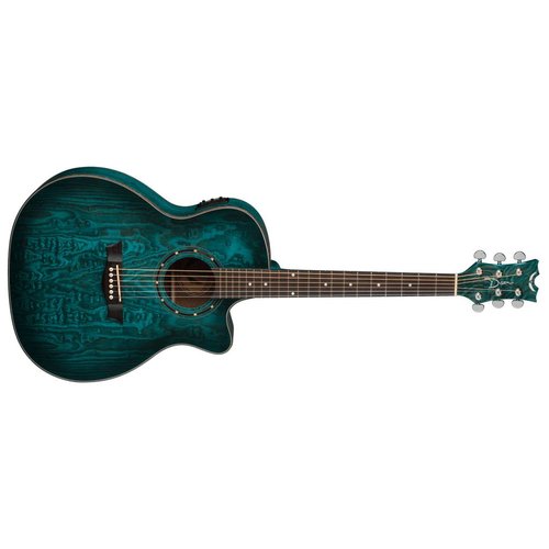 Dean Exotica Quilt Ash A/E Trans Blue Satin Dean Exotica Quilt Ash A/E Trans Blue Satin
