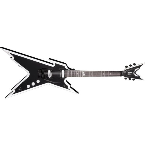 Dean Razorback DB Floyd Black White Dean Razorback DB Floyd Black White
