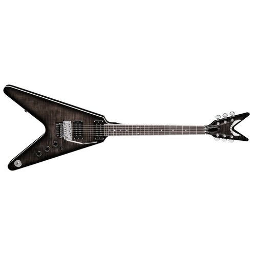 Dean V 79 Flame Top Floyd Trans Black Dean V 79 Flame Top Floyd Trans Black