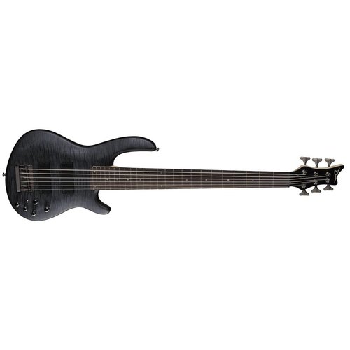 Dean Edge 6 Flame Top Trans Black Satin Dean Edge 6 Flame Top Trans Black Satin