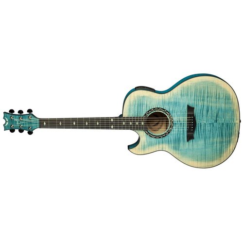 Dean Exhibition FM A/E Faded Denim Lefty Dean Exhibition FM A/E Faded Denim Lefty