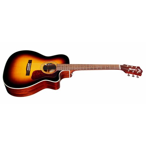 Guild OM-140CE Antique Sunburst, Westerly 140 Series All Solid Orchestra Style Cutaway Acoustic/Electric w/Case Guild OM-140CE Antique Sunburst, Westerly 140 Series All Solid Orchestra Style Cutaway Acoustic/Electric w/Case