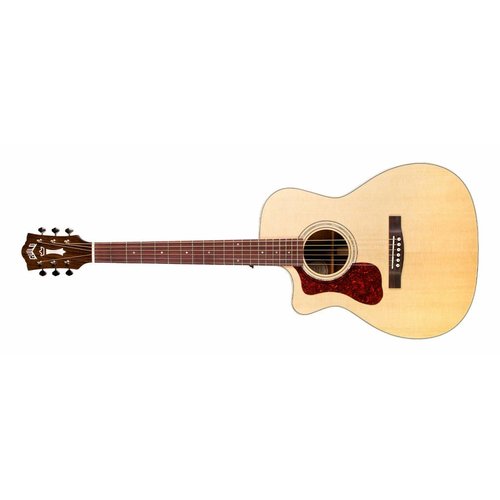 Guild OM-140LCE Natural, Westerly 140 Series All Solid Orchestra style Left Handed Cutaway Acoustic/Electric w/Case Guild OM-140LCE Natural, Westerly 140 Series All Solid Orchestra style Left Handed Cutaway Acoustic/Electric w/Case