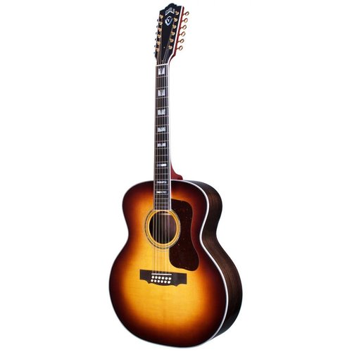 Guild F-512E Antique Sunburst, USA Series, All Solid Rosewood B&S/Sitka Spruce Top, LR Baggs Anthem Pickup, w/Case Guild F-512E Antique Sunburst, USA Series, All Solid Rosewood B&S/Sitka Spruce Top, LR Baggs Anthem Pickup, w/Case