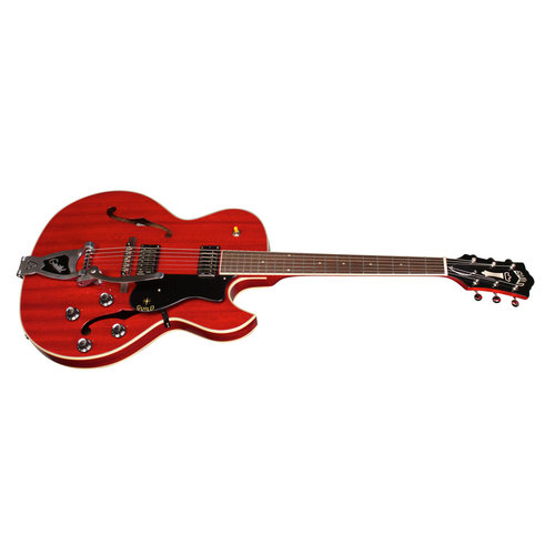 Guild Starfire III w/ Guild Vibrato Tailpiece Cherry Red Hollow Body w/Case Guild Starfire III w/ Guild Vibrato Tailpiece Cherry Red Hollow Body w/Case