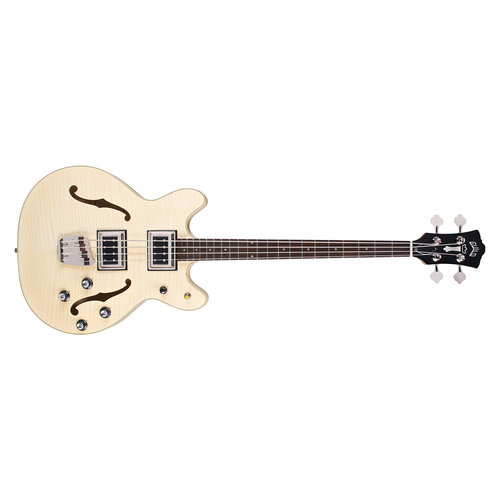 Guild Starfire Bass II Flamed Maple Natural, Semi-Hollow Body w/Case Guild Starfire Bass II Flamed Maple Natural, Semi-Hollow Body w/Case