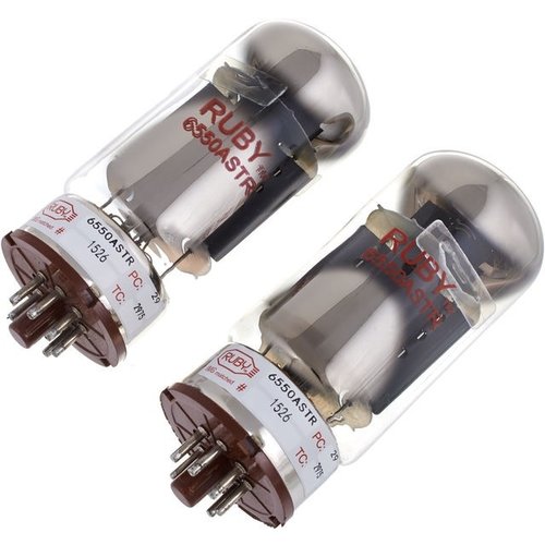 Ruby 6550ASTR-2 Tubes, Matched Pair Ruby 6550ASTR-2 Tubes, Matched Pair