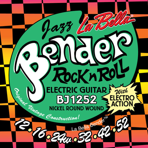 La Bella BJ1252 Jazz Bender, Jazz Guage Electric Guitar Strings La Bella BJ1252 Jazz Bender, Jazz Guage Electric Guitar Strings