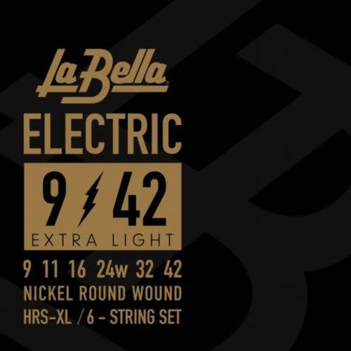 La Bella HRS-XL, Extra-Light Guage Electric Guitar Strings La Bella HRS-XL, Extra-Light Guage Electric Guitar Strings