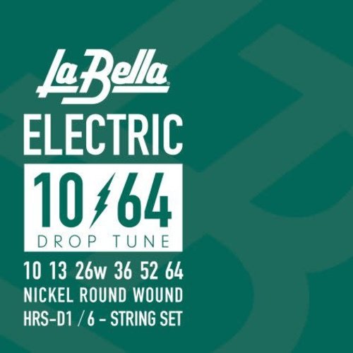 La Bella HRS-D1, Drop Tune Guage Electric Guitar Strings La Bella HRS-D1, Drop Tune Guage Electric Guitar Strings