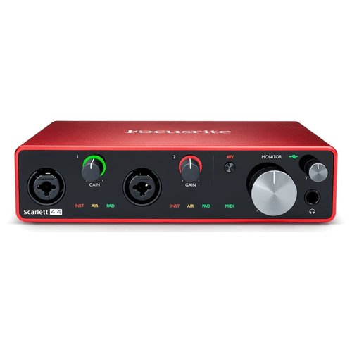 Focusrite Focusrite 4 In /4 Out USB Recording Interface Focusrite Focusrite 4 In /4 Out USB Recording Interface
