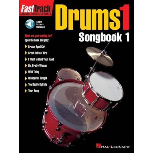 Hal Leonard FastTrack Drums 1 Songbook 1 with CD Hal Leonard
