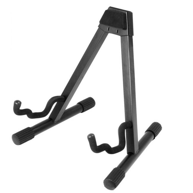 On-Stage Stands GS7462B A-Frame Single Guitar Stand -1x1 inch Tubing