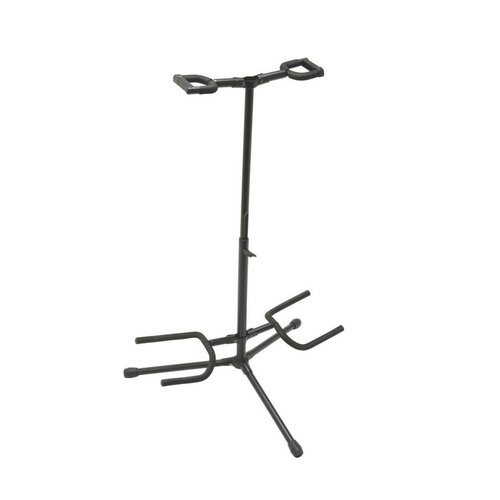 On-Stage Stands GS7221BD Double Guitar Stand -H: 19-33in -Folding Yoke On-Stage Stands GS7221BD Double Guitar Stand -H: 19-33in -Folding Yoke