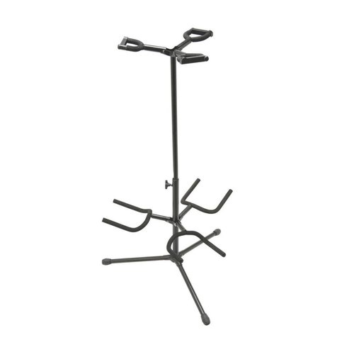 On-Stage Stands GS7321BT Triple Guitar Stand -H: 17-32in -Folding Yoke On-Stage Stands GS7321BT Triple Guitar Stand -H: 17-32in -Folding Yoke