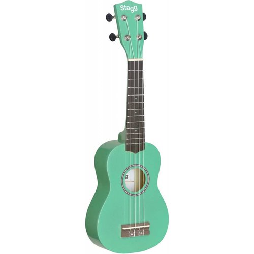 Stagg US-GRASS Green Soprano Ukulele With Bag Stagg US-GRASS Green Soprano Ukulele With Bag