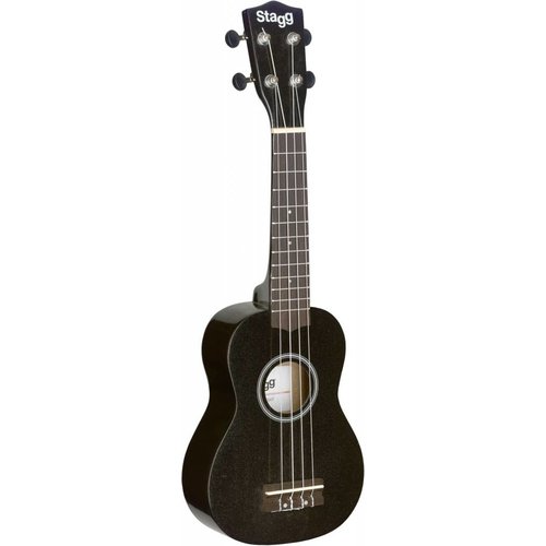 Stagg US-NIGHT Black Soprano Ukulele With Bag Stagg US-NIGHT Black Soprano Ukulele With Bag