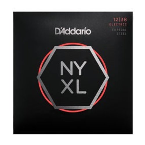 D'Addario NYXL Nickel Wound Pedal Steel NYXL1238PS Nickel Wound Pedal Steel Custom Medium 12-38 D'Addario NYXL Nickel Wound Pedal Steel NYXL1238PS Nickel Wound Pedal Steel Custom Medium 12-38